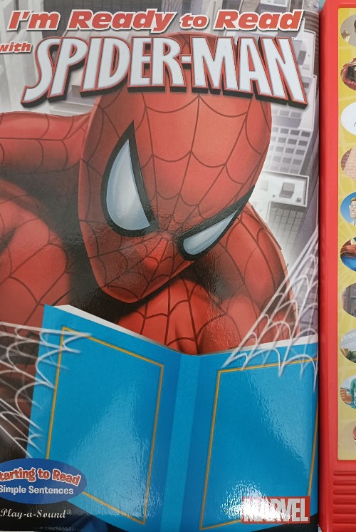 I'm ready to read with spiderman