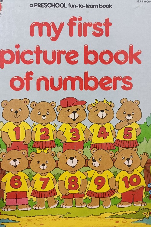 My first picture book of numbers