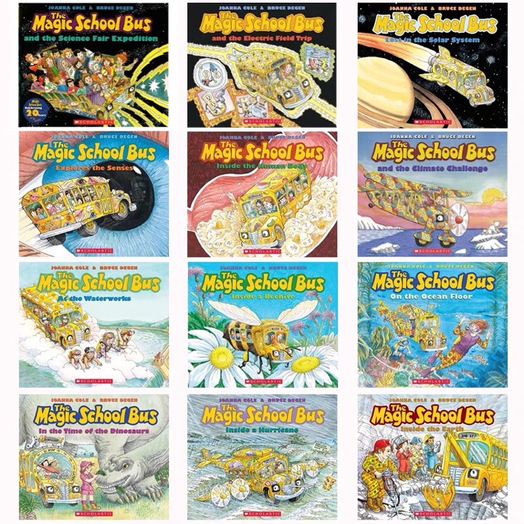 神奇校车英文版12册(图画书版)
