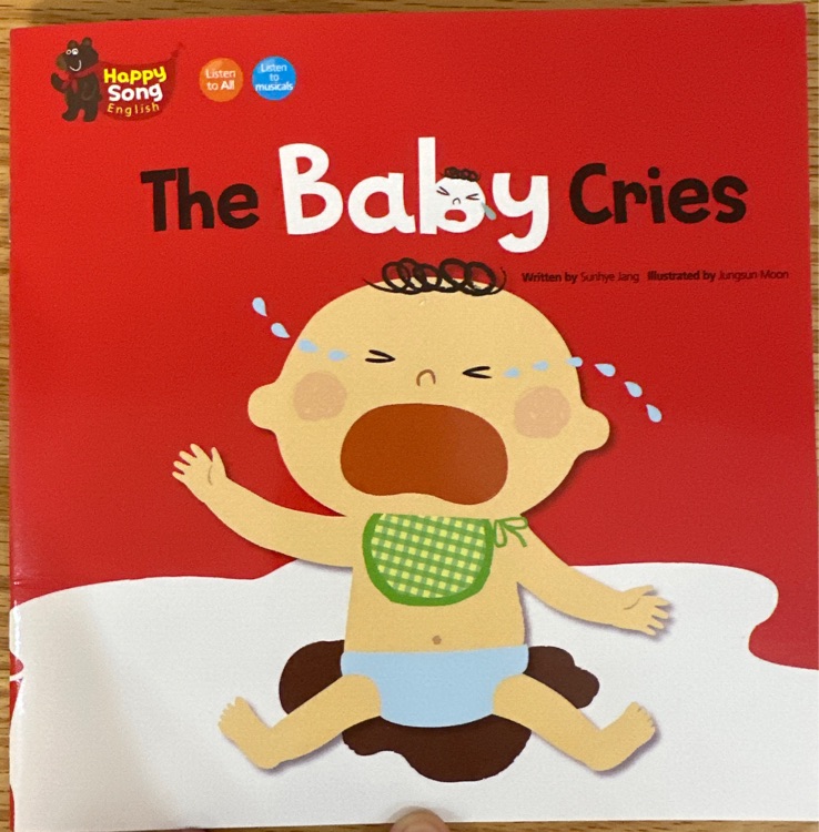 The baby cries