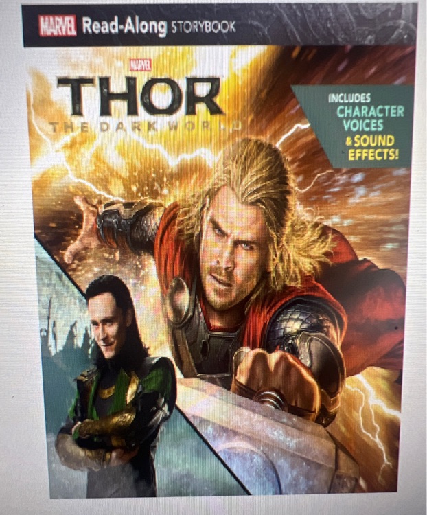 Thor: the dark world read-along storybook