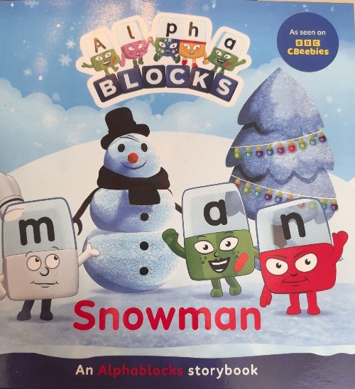 snowman number blocks