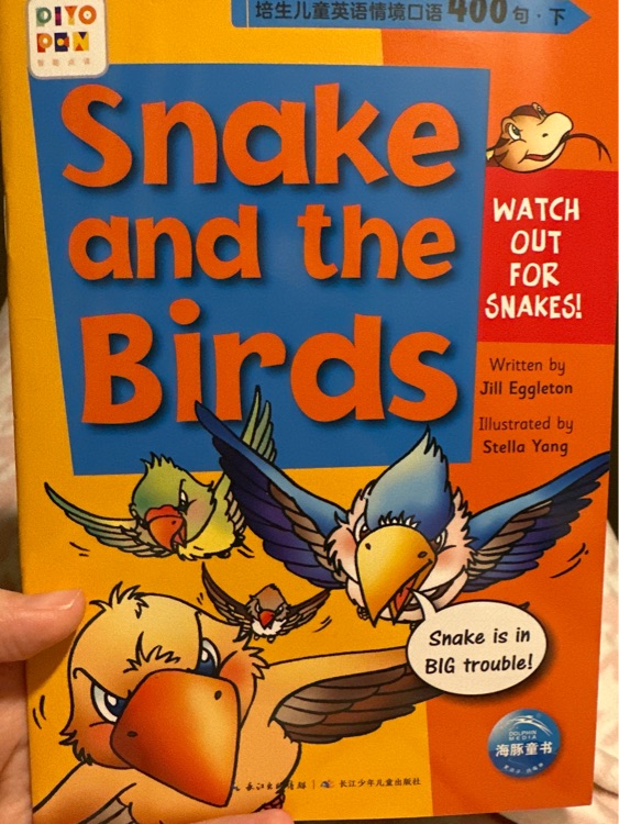 snake and the birds