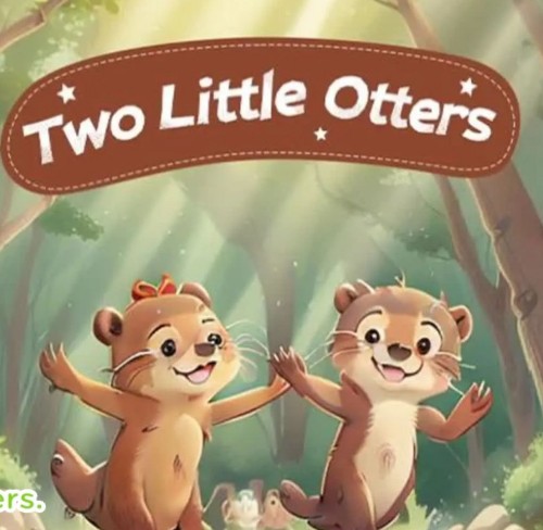 two little otters