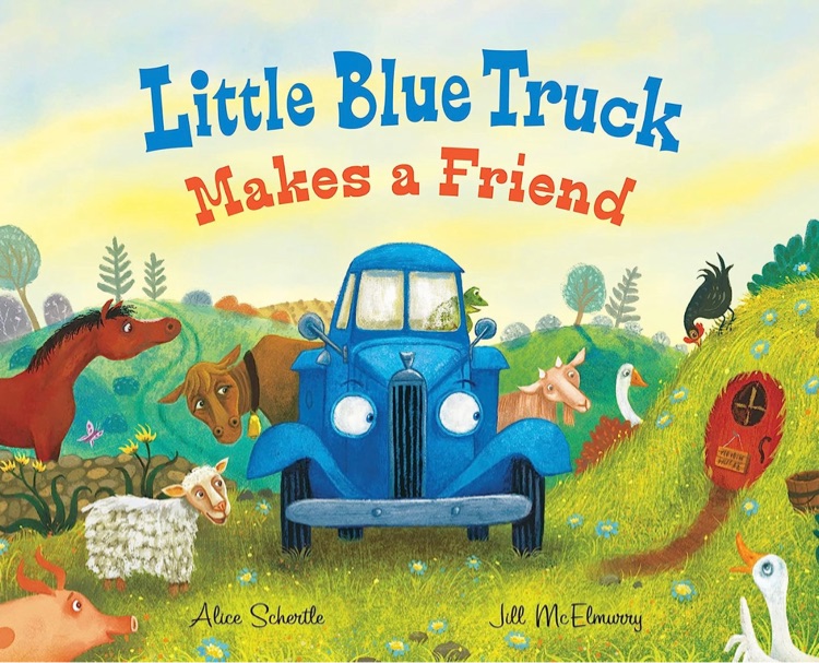 Little Blue Truck Makes a Friend