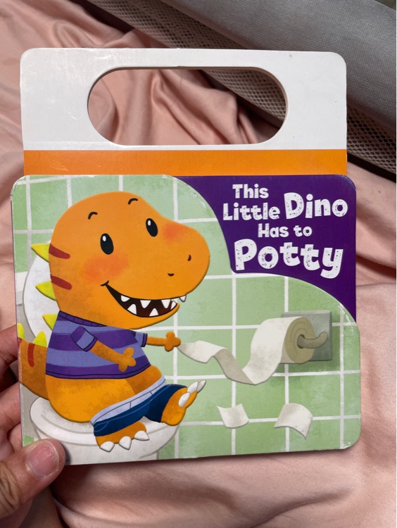 This little dino has to potty