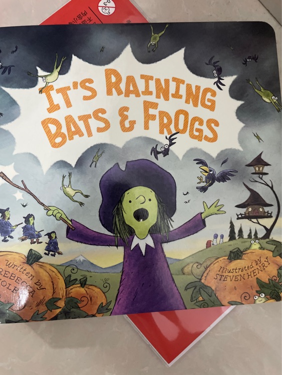 it's raining bats and frogs