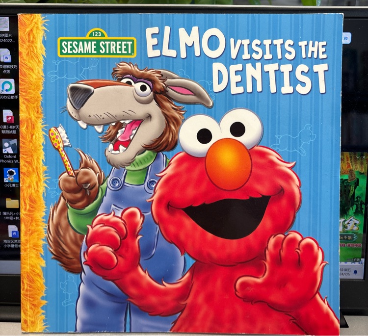 Elmo visits the dentist