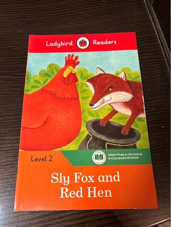 Shy fox and red hen