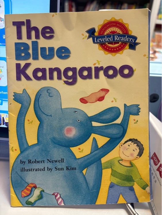 The blue kangaroo