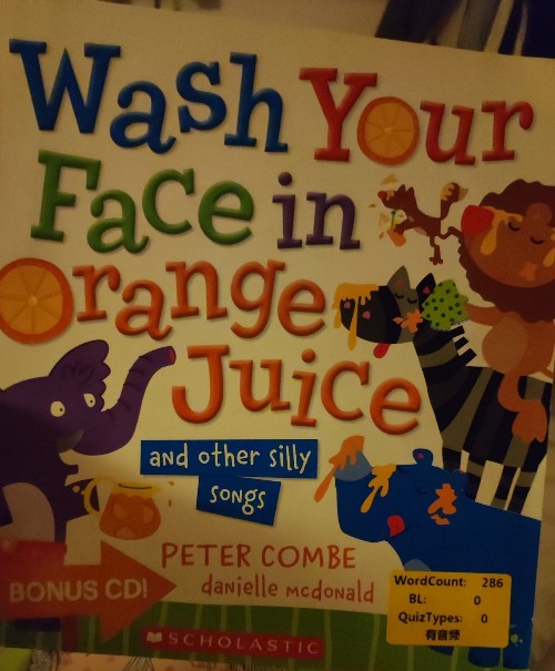 wash your face in range juice