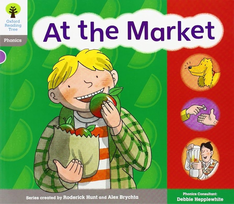 ORT Phonics L1: At the Market (Oxford Reading Tree Phonics Level 1)(Sounds and Letters)