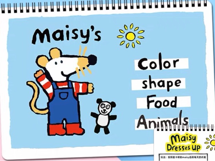 Maisy's color shape food animals