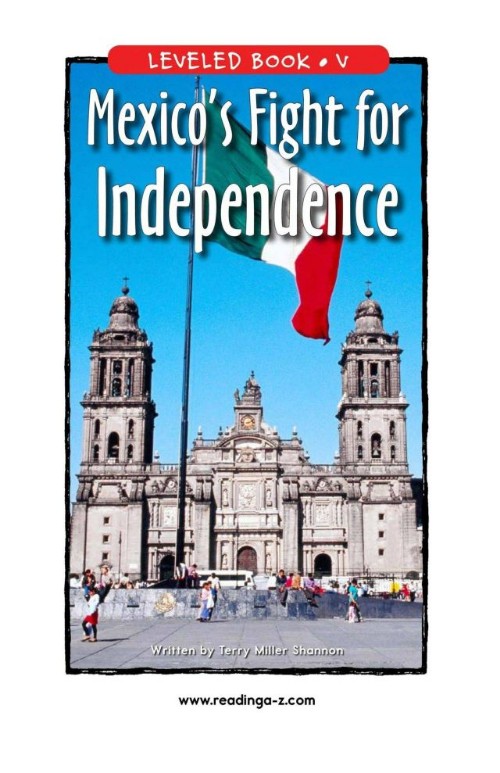 Mexico's Fight for Independence (RAZ V)