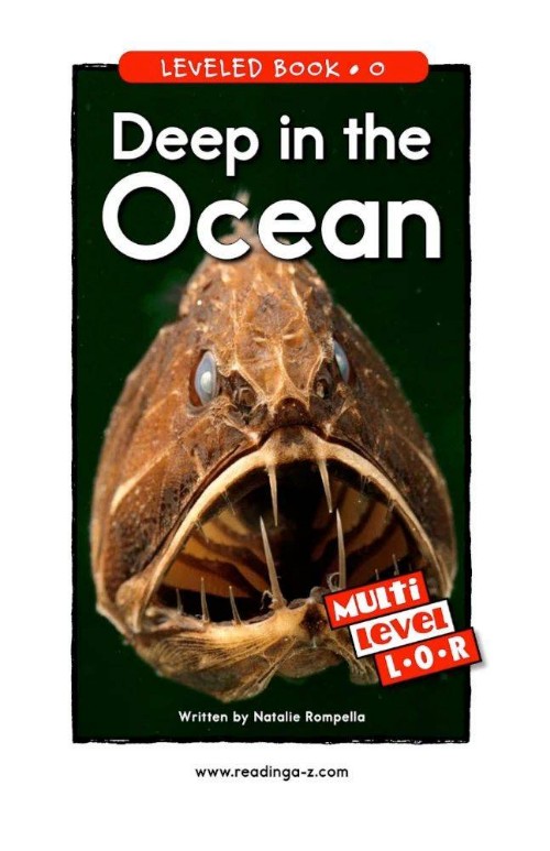Deep in the Ocean (RAZ O)