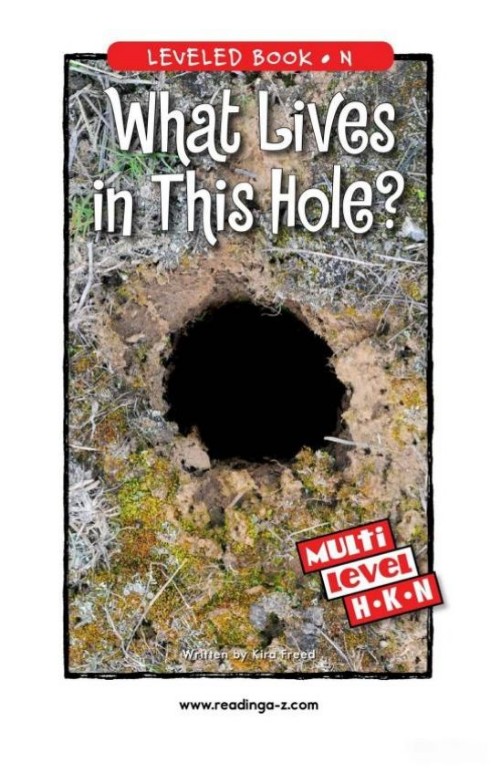 What Lives in This Hole? (RAZ N)