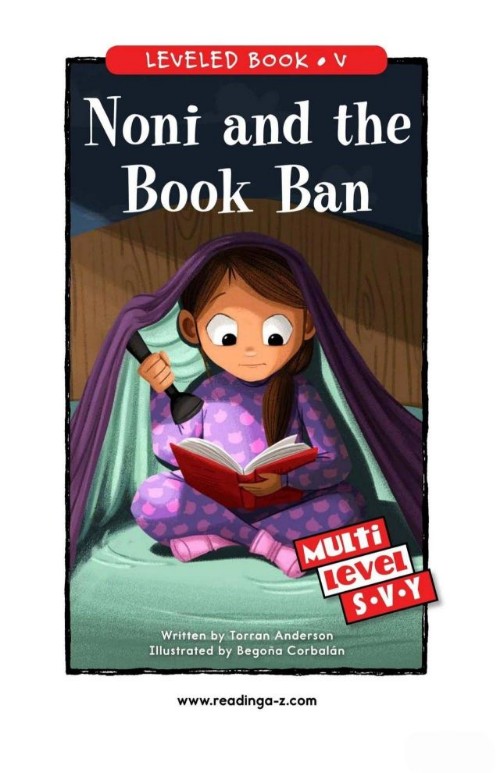 Noni and the Book Ban (RAZ V)