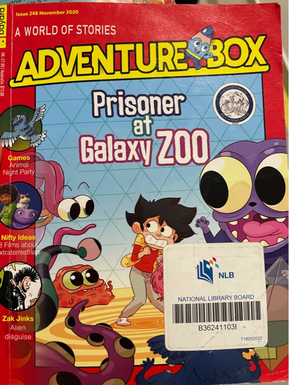 Adventure box Prisoner at galaxy zoo