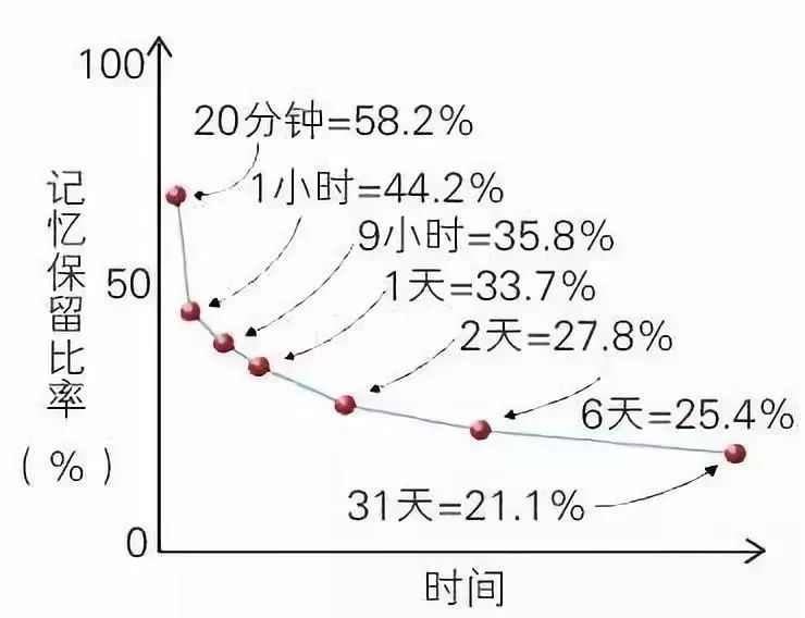 從遺忘曲線到過渡