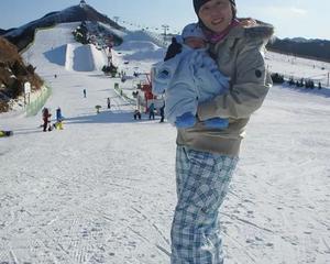 滑雪8年, 我带娃