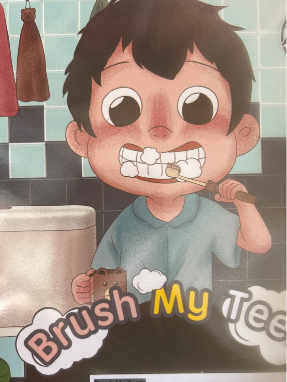 Hello Andy 1 brush my teeth