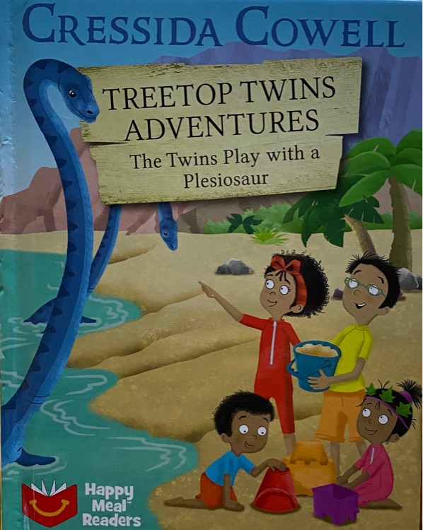 The Twins Play with a Plesiosaur