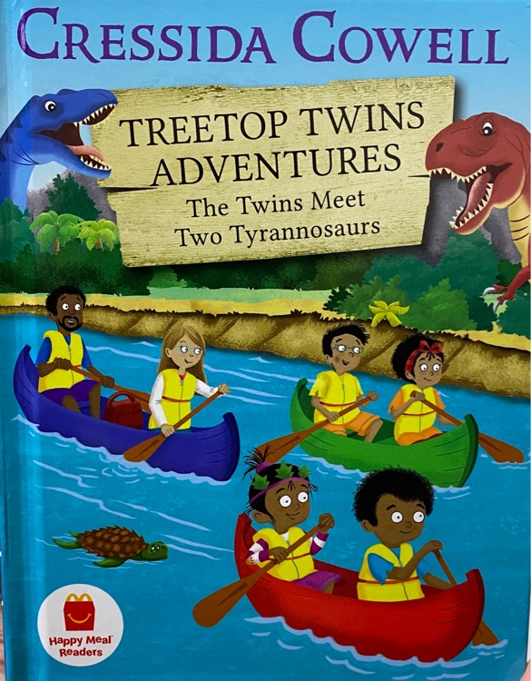 The Twins Meet Two Tyrannosaurs