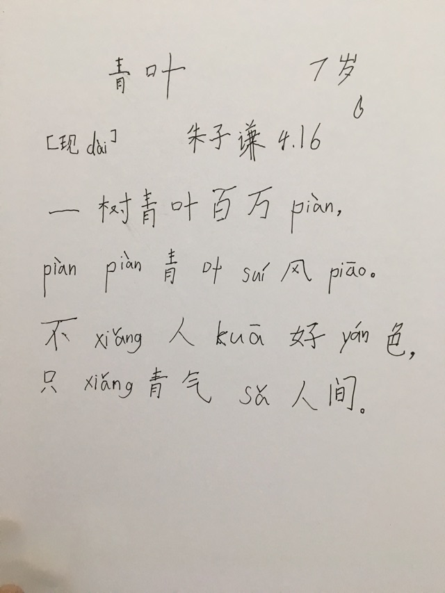 娃的作文