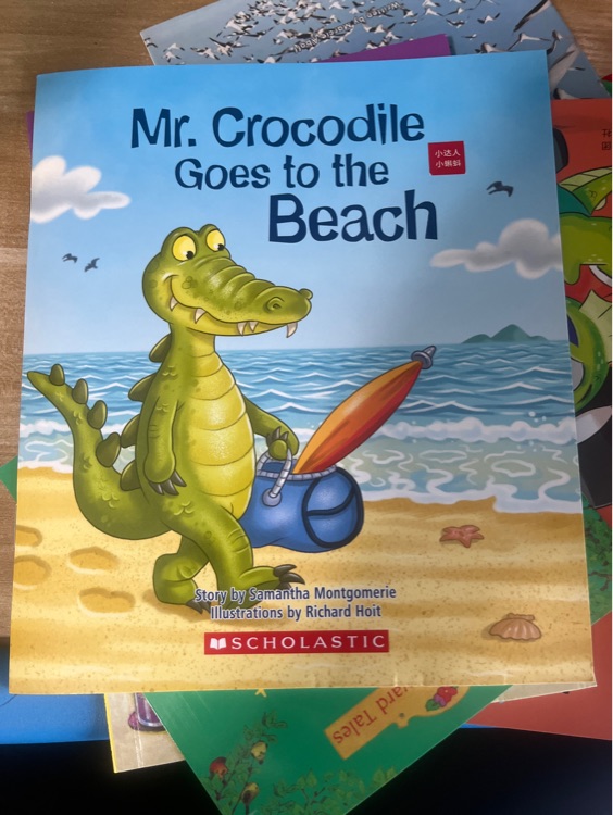 mr.crocodile goes to the beach