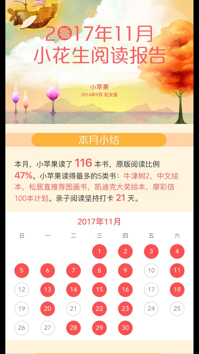 2017年11月阅读报