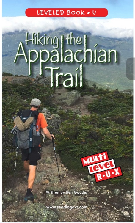 Hiking the Appalachian Trail (RAZ U)