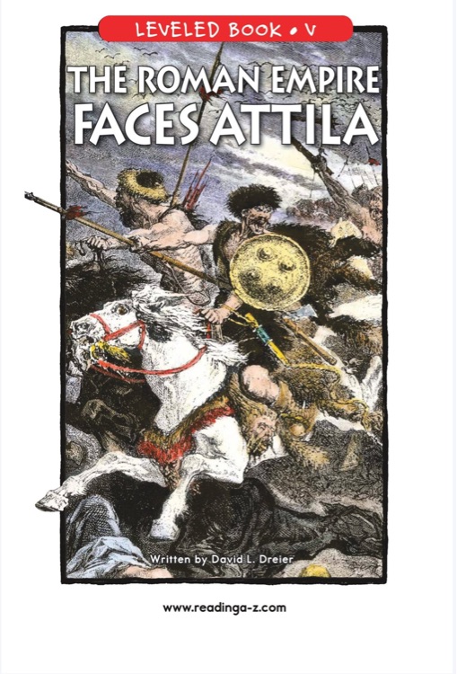 the roman empire faces Attila
