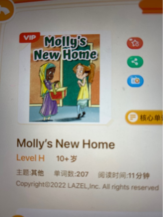 Molly's New Home