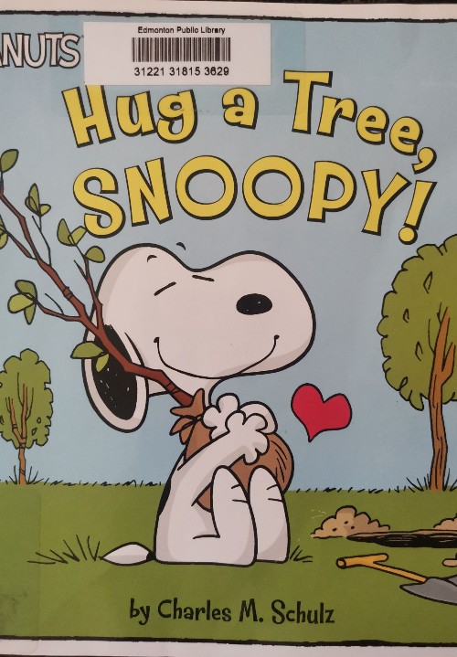 hug a tree snoopy