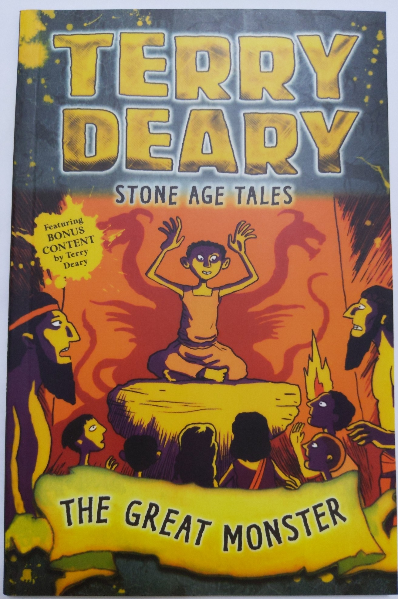 Terry Deary stone age tales the great monster