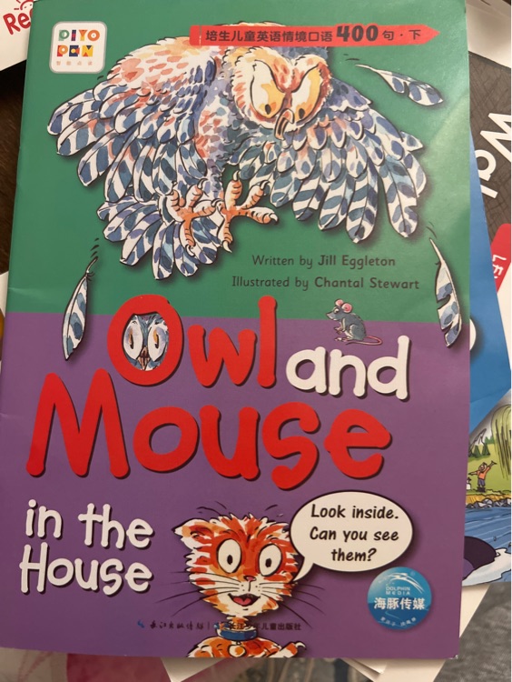 Owl and mouse in the house