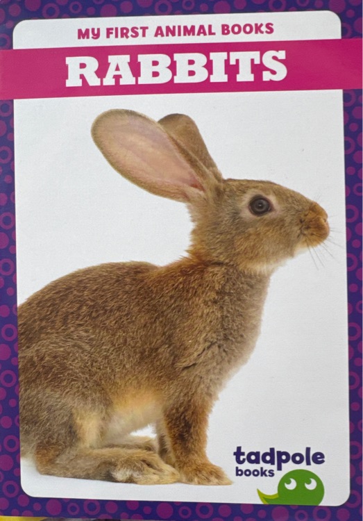 Jump Tadpole Book Graded Level PreK-1 (My Fisrt Animal Books Rabbits)