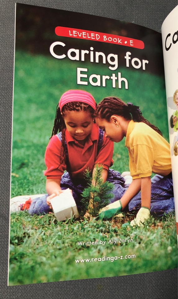 Caring for earth