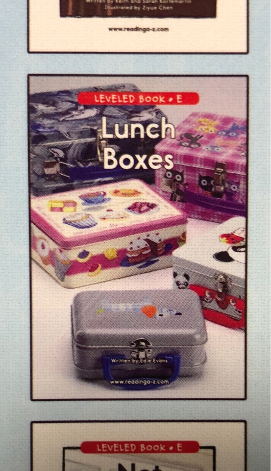 Lunch boxes