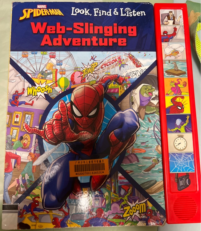 Look find listen spiderman．Web-Slinging Adventure