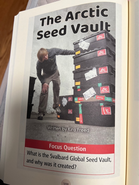 Arctic seed vault