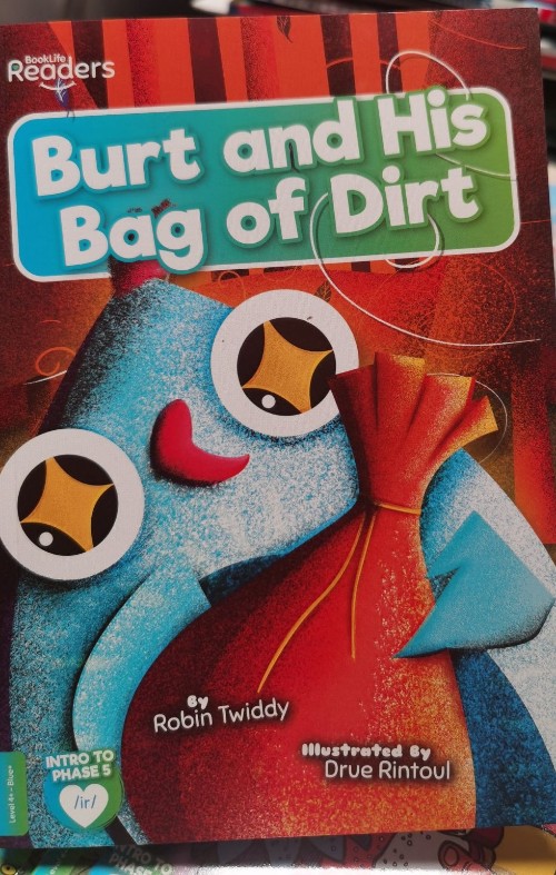 Burt and his bag of dirt