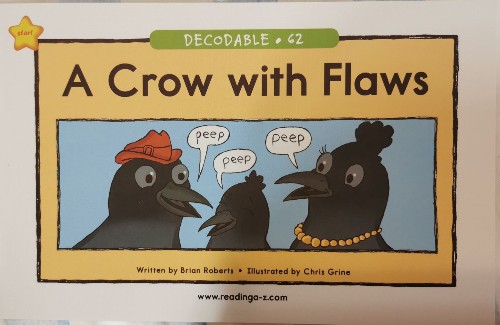 62 A crow with flaws(RAZ decodable)