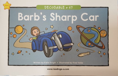 67 Barb's Sharp Car (RAZ decodable)