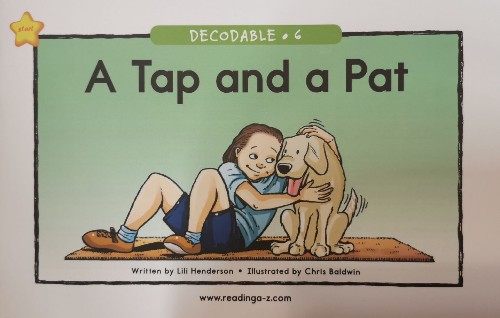 6 A tap and a pat (RAZ decodable)