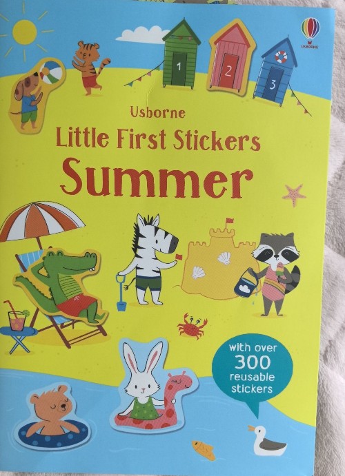 usborne little first stickers summer