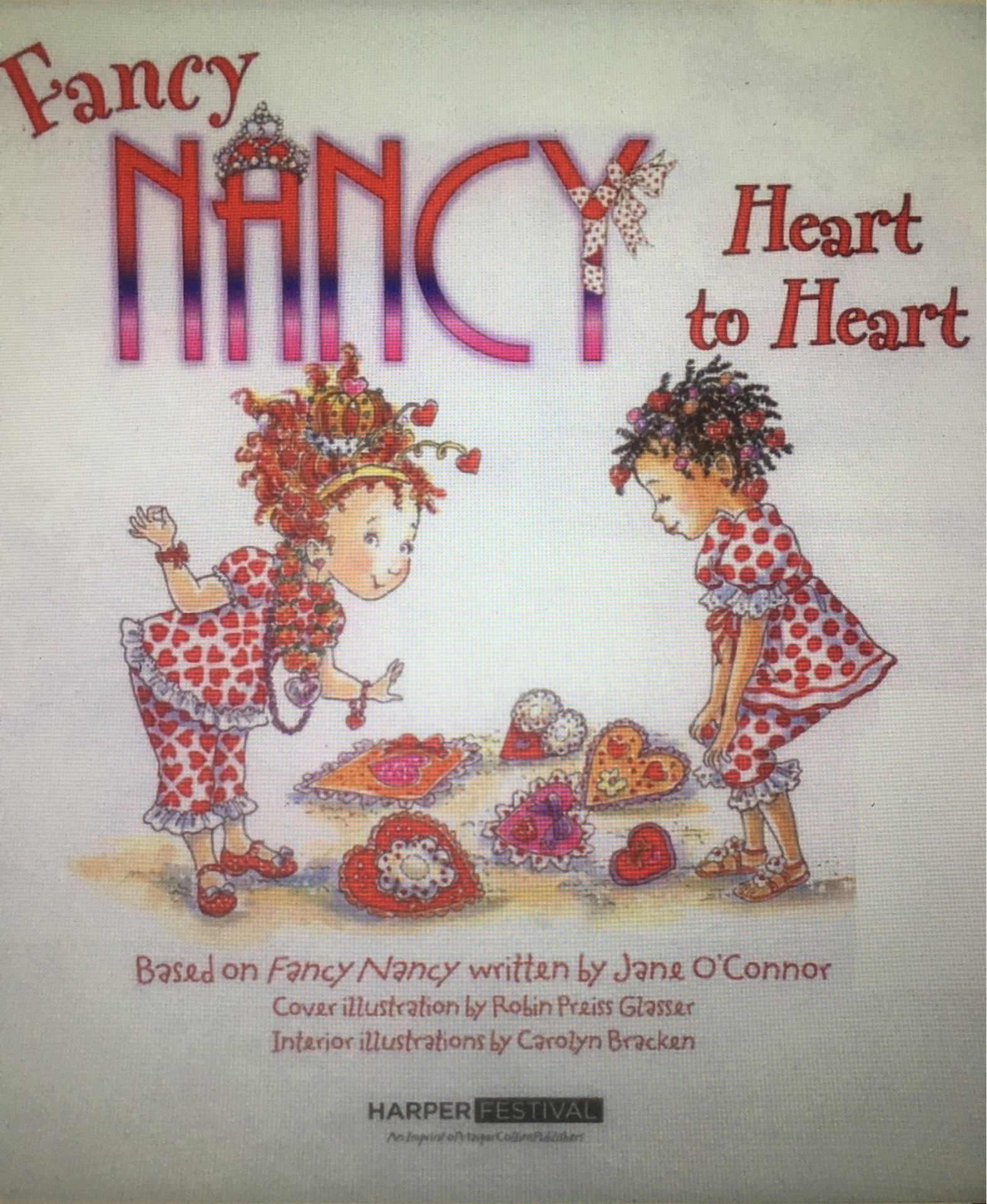 fancy nancy:heart to heart