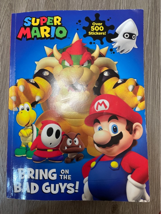 Super mario workbook