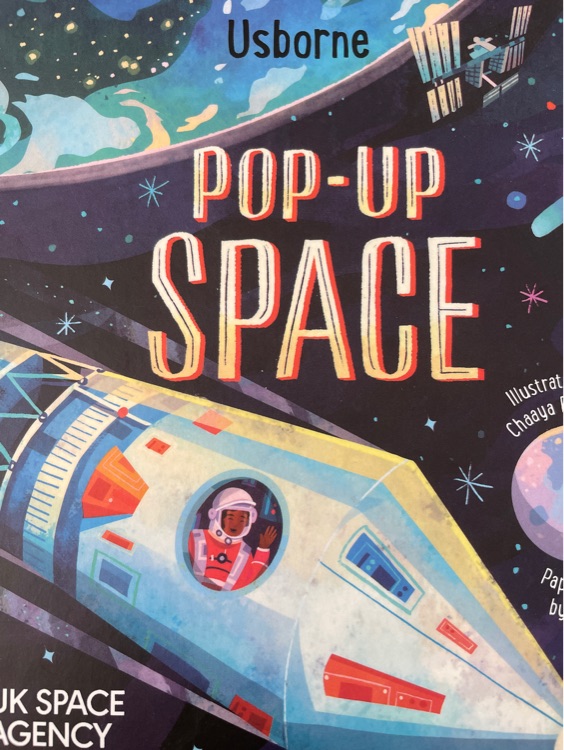 Usborne Pop-Up Space 太空立體書 英文原版繪本 科普讀物 翻翻書 幼兒智力開發(fā)空間想象趣味繪本 科普讀物 科普讀物