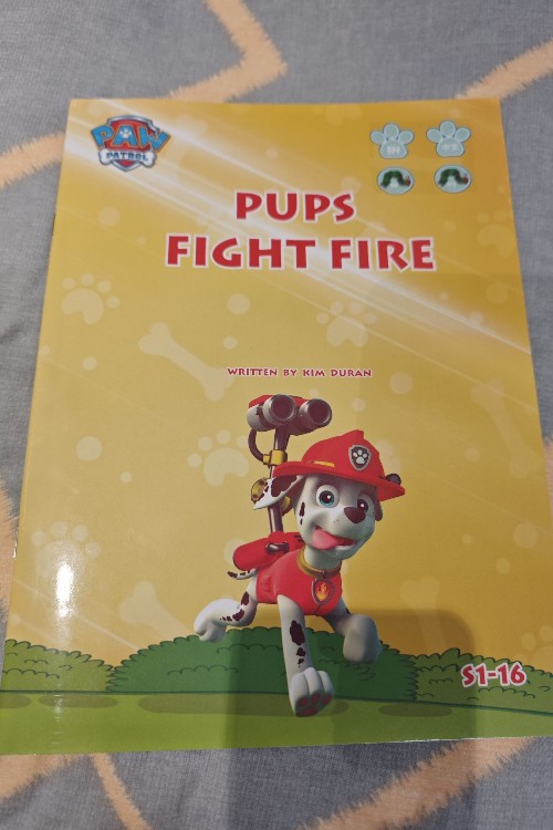 pups fight fire